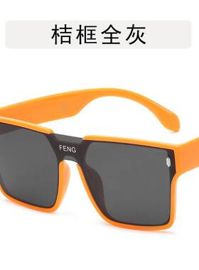 FENG一体太阳镜大框连体镜女情侣墨镜个性嘻哈街拍眼镜防紫外线