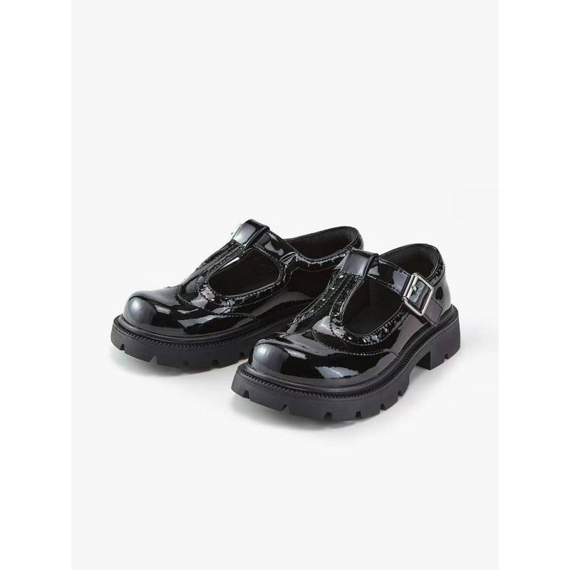 little moco专柜正品25年秋女童光泽感玛丽珍单鞋皮鞋KBE3SHS001