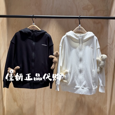 little moco专柜正品25年秋男女童连帽夹克卫衣外套KBE3JKTT01奥