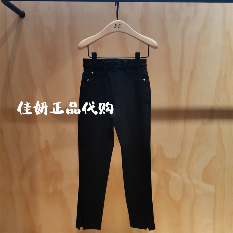 littlemoco长裤加绒牛仔裤