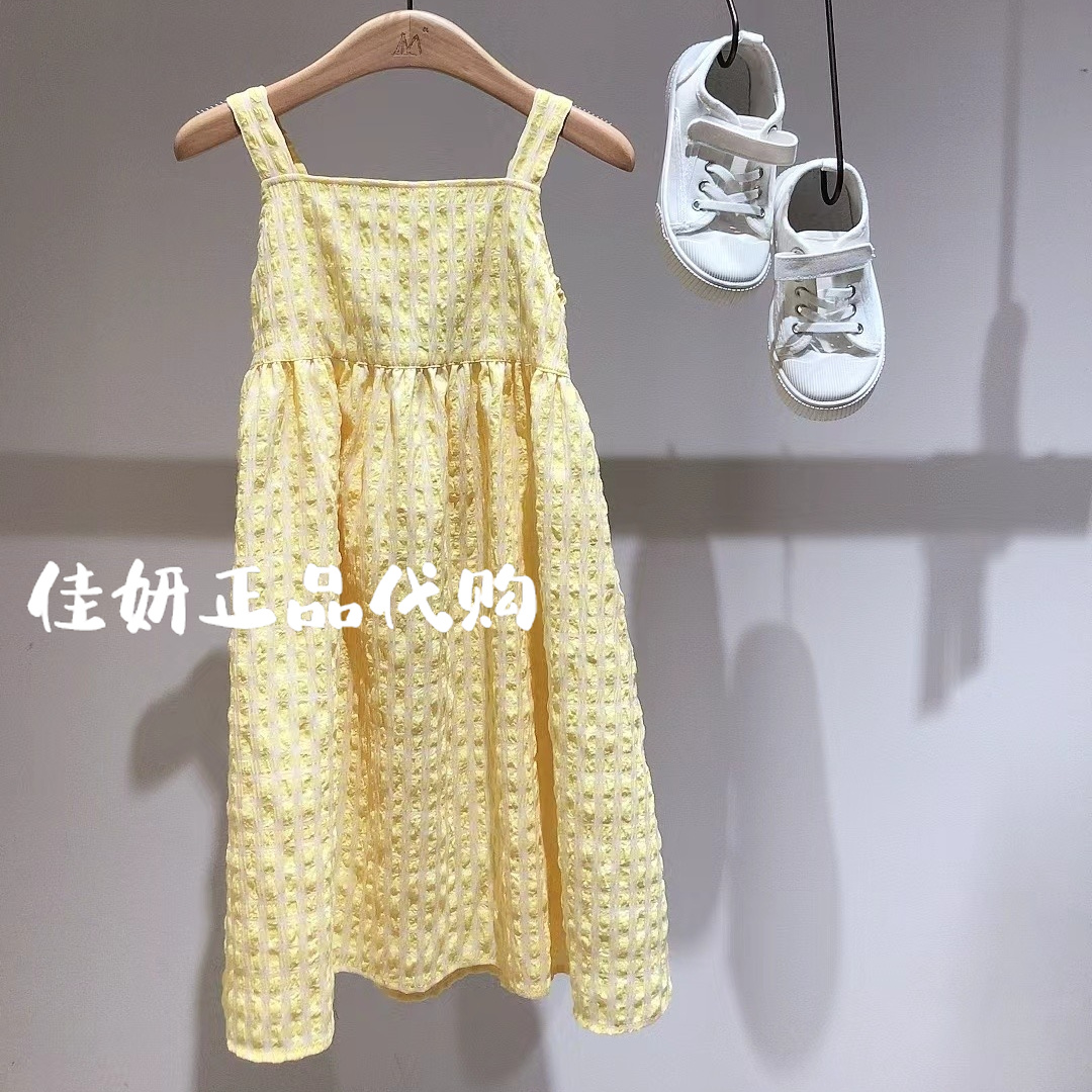 Mitti童装专柜正品25年夏款女童露背清凉吊带连衣裙MW53018205