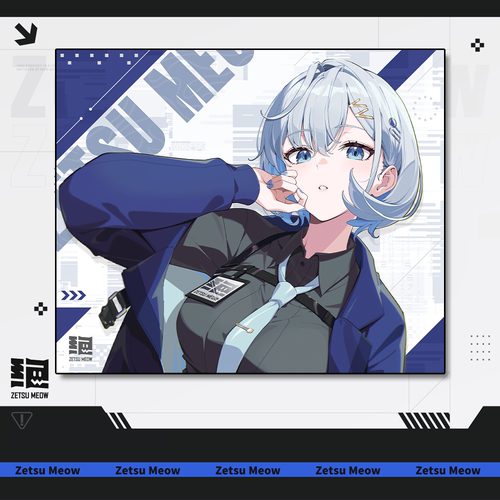 ZetsuMeow【喵】中性控制二次元电竞游戏专用鼠标垫