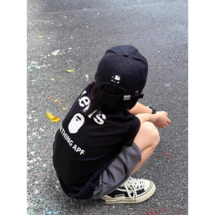 日系潮牌童装春夏帅气休闲上衣男童短袖T恤儿童半袖男孩纯棉汗衫