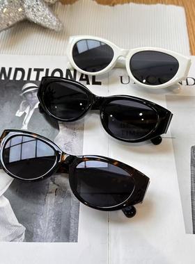 2025新款猫眼墨镜女高颜值方圆脸太阳镜男防晒时尚潮流防紫外线