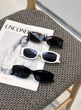 小香中古墨镜菱格金属镜腿ins博主网红同款时尚小众法式太阳镜女