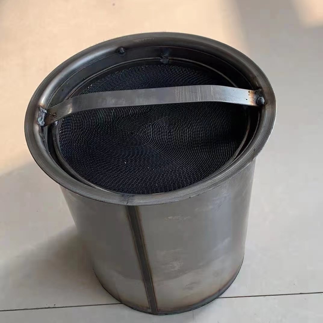 叉车净化器滤芯柴油金属三元催化器内芯颗粒捕捉器内芯环保滤芯图片
