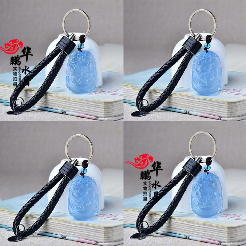 水晶三合吊坠鼠牛虎兔