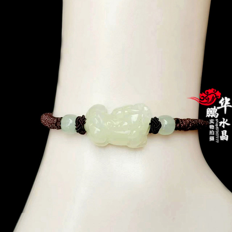 手工编织好运红绳手链