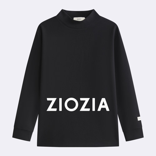【易打理】ZIOZIA男装25秋磨毛中青年半高领长袖T恤ZYEE3205B