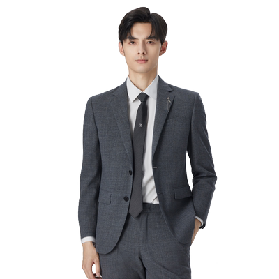 ziozia商务休闲经典正装羊毛西服