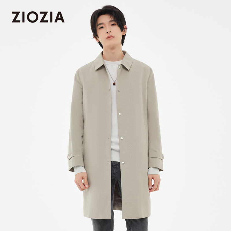 卡其色风衣外套春季新品