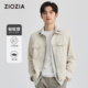 外套2025秋新易打理休闲夹克 老钱风工装 麂皮绒 ZIOZIA通勤男装
