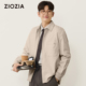 夹克外套ZWFE3601 25秋肌理感微廓衬衫 灯芯绒 ZIOZIA通勤男装