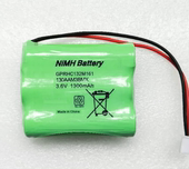 1300mAh 适用于 3.6V 130AAM3BMX 推拉力计电池 GPRHC132M161
