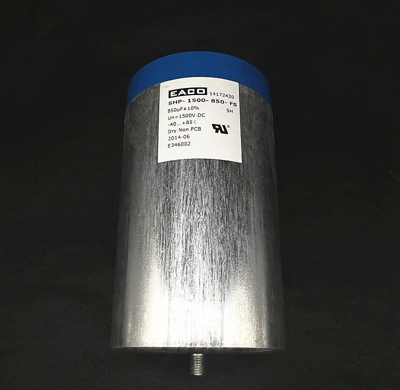 EACO SHP-1500-850-FS 850uF 1500VDC 高压谐振 直流滤波薄膜电容