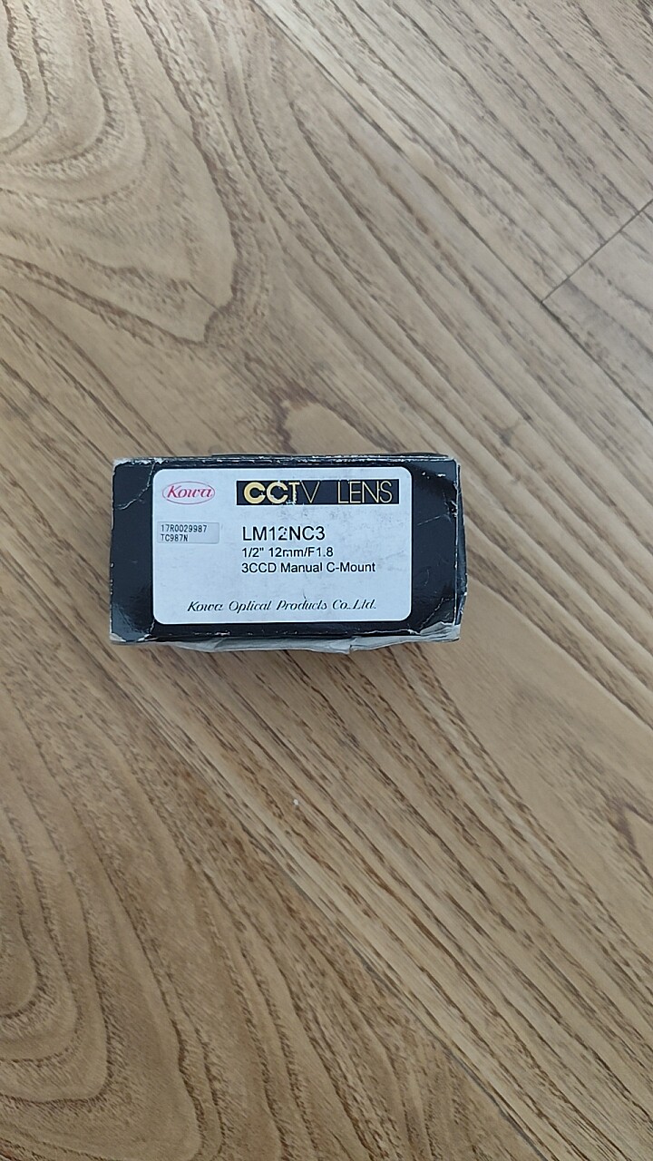 科瓦镜头LM12NC31/2rdquo 12mm/F1.83CCD手动C口