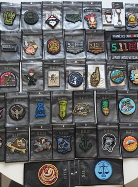 5.11 魔术贴POTM士气章92573新款臂章57900钥匙链EDC战术配件