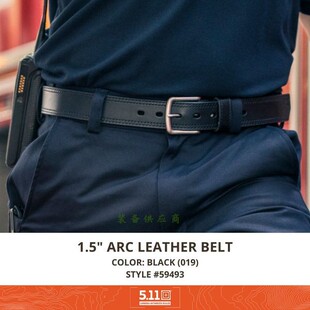 5.11战术腰带59493 通勤商务腰带 人体工学弧线设计 皮制腰带