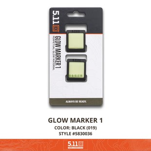 Molle 5.11 Clip MARKER GLOW 魔术贴夜光金属扣 标识发光5830036