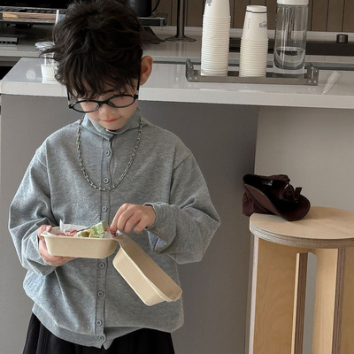 2025秋季新款男童韩版针织上衣