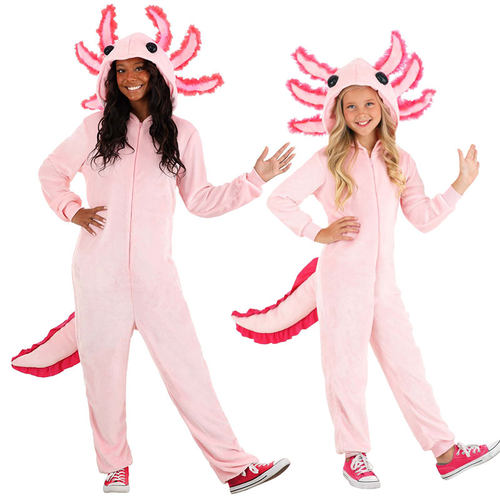 万圣节儿童节舞台表演演出成人儿童两栖动物蝾螈火蜥蜴扮演服装