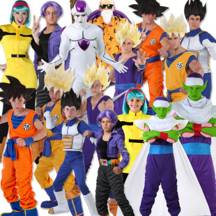 COS七龙珠悟空大魔王悟饭贝吉塔龟仙人特兰克斯布玛弗利莎动漫服