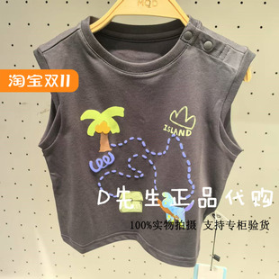 335220501 MQD马骑顿童装2025夏装新款婴童圆领背心T恤 179