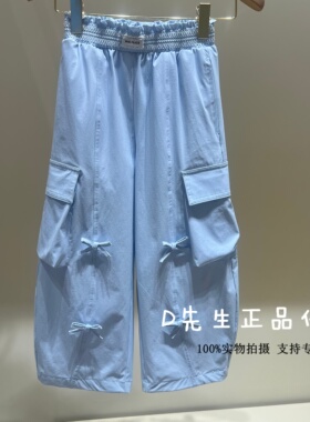 F2GBG1238 mini peace太平鸟童装2026春装新款女童休闲长裤 399