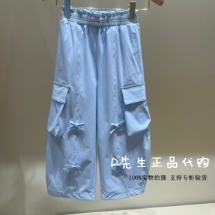 女童休闲长裤 F2GBG1238 399 新款 2026春装 mini peace太平鸟童装