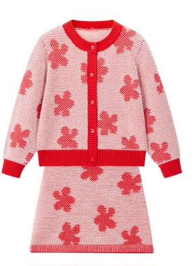 F4FCG1143 mini peace太平鸟童装2026春装新款婴童休闲套装 569