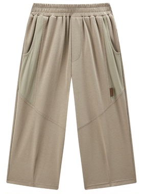 F1GJG2321 mini peace太平鸟童装2026夏装新款男童针织长裤 299