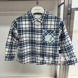 mini 婴童休闲衬衫 peace太平鸟童装 新款 369 2025冬装 F3CAF410R