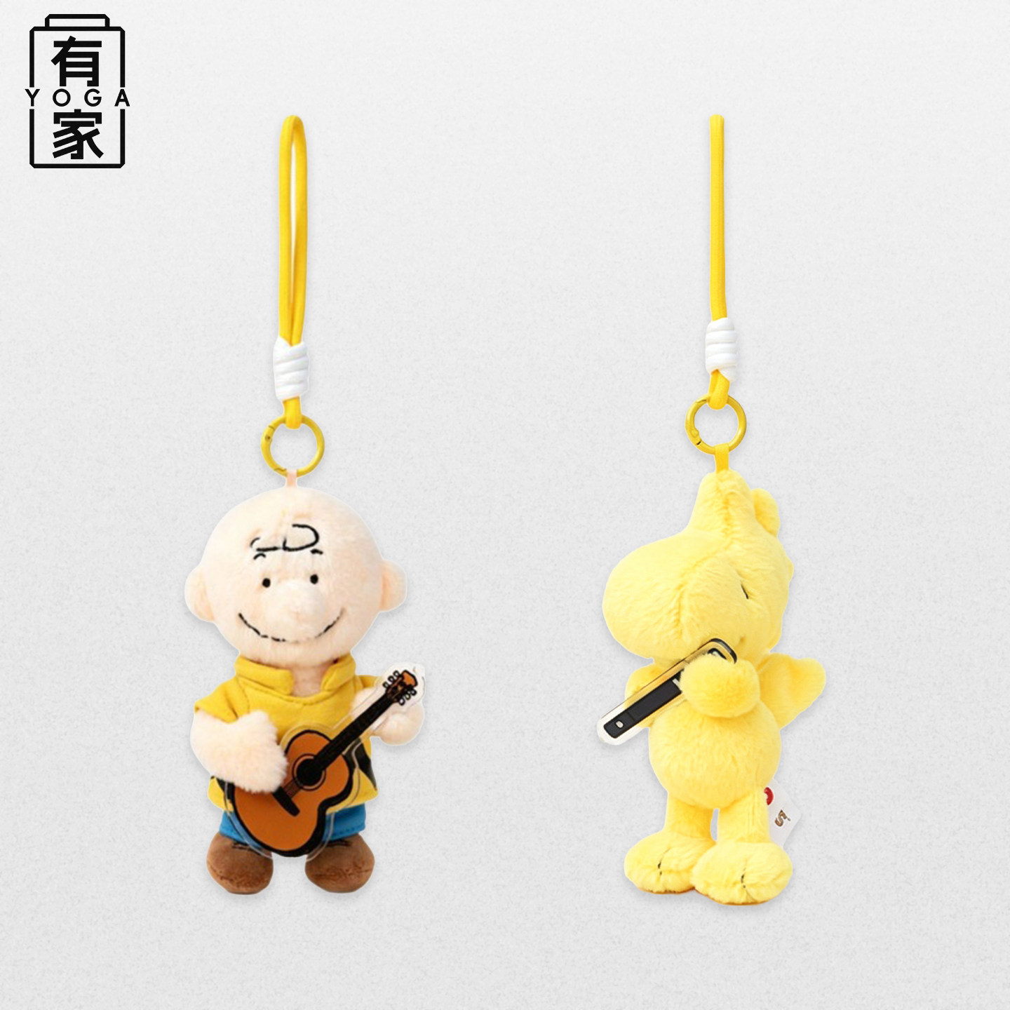 正版史努比音乐漫游毛绒挂件