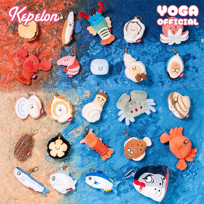 海洋联萌海鲜上岸毛绒公仔