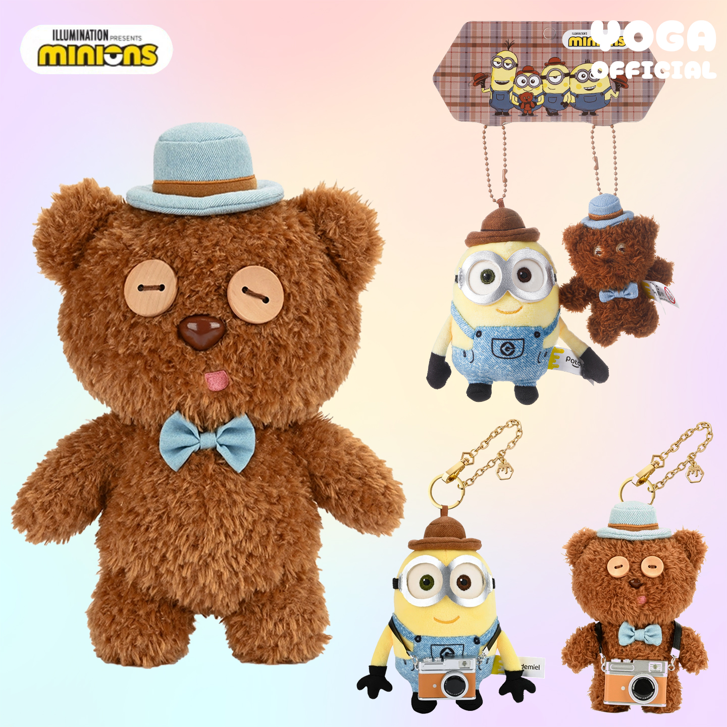 正版环球鲍勃tim熊小黄人