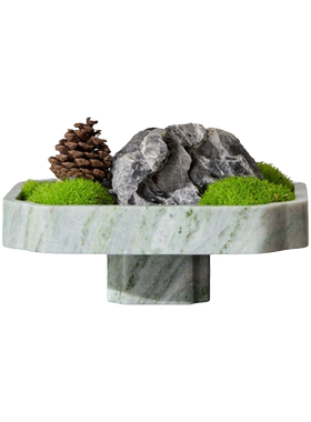 邸高新中式茶几摆件三件套收纳