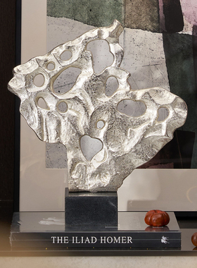 新中式禅意太湖石玄关软装摆件