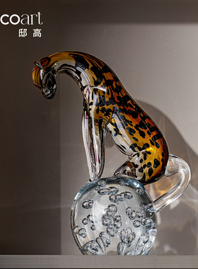 邸高家居现代轻奢老板办公室装饰摆件高档墙柜储物柜氛围软装布置