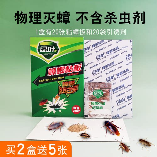 绿叶蟑螂粘板蟑螂狙击手物理灭蟑