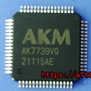 进口正品 AK7739VQ AK7739 封装QFP100 音频处理器芯片 质量保障