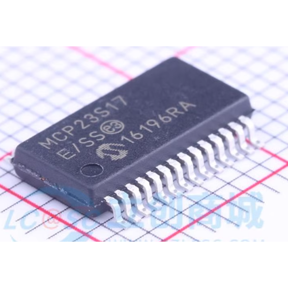 正品 MCP23S17T-E/SS MCP23S17-E/SS SSOP28 I/O扩展器芯片IC