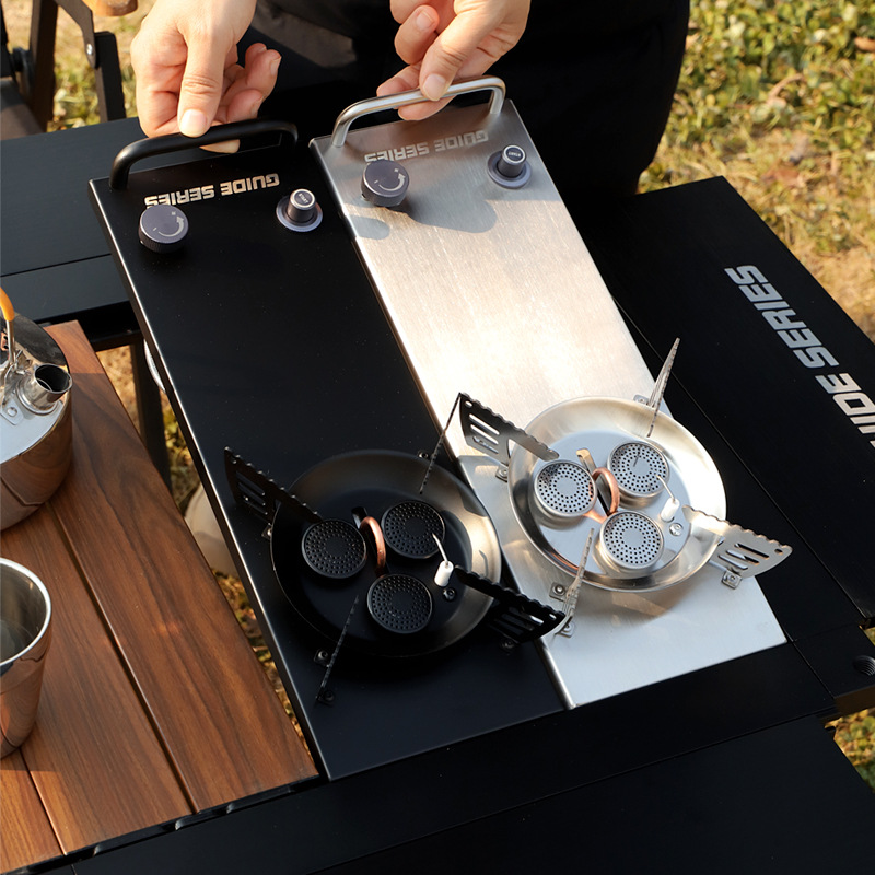 山野布林GuideSeries户外露营IGT炉桌半单元炉猛火炉具0.5单元炉