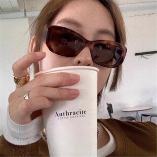 防晒墨镜女太阳镜防紫外线眼镜遮阳 松弛时髦感 DingBan 5493