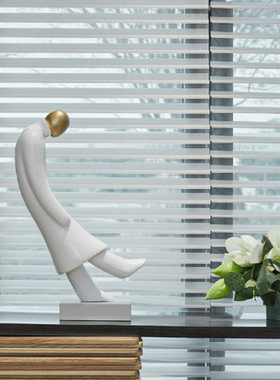 抽象人物雕塑艺术风头像软装饰品