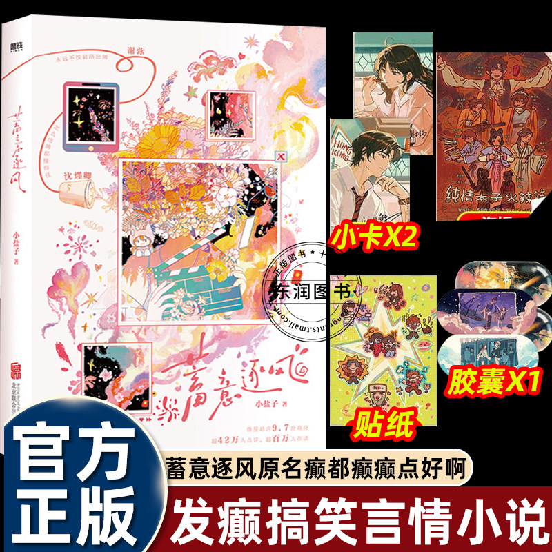 蓄意逐风正版实体书现代都市言情小说甜宠治愈青春文学畅销书籍适合女生爱看热门读物校园成长励志故事书磨铁图书治愈系文学畅销书
