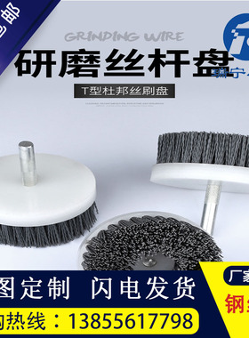 圆盘刷毛刷盘清洗 除灰尘打磨抛光异型毛刷