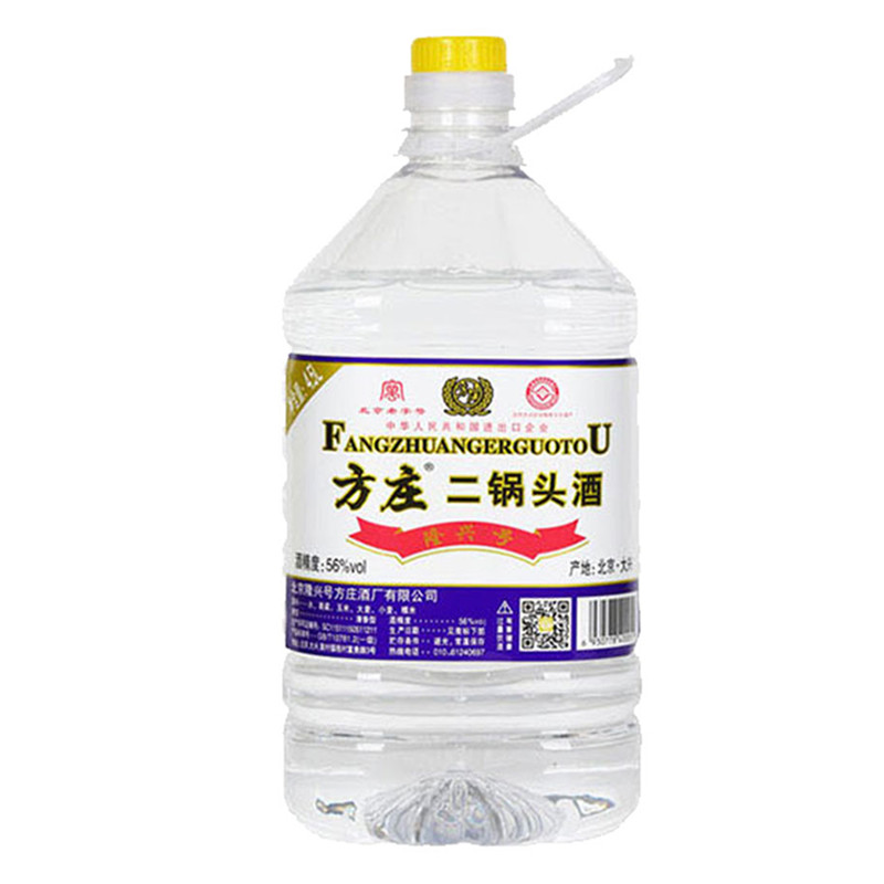北京方庄隆兴号二锅头酒56度桶装4.5L清香型白酒手提式醇正粮食酒