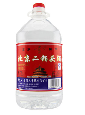 12年天猫店御格北京二锅头酒56度高度5L大桶装清香型白酒泡酒10斤
