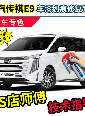 广汽传祺e9补漆笔白色pro车漆修复max宗师黑色刃影白珍珠白自喷漆
