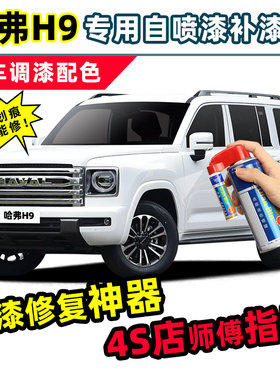 哈弗H9补漆笔汉密尔顿白色车漆修复绿色银色灰色黑色珍珠白自喷漆